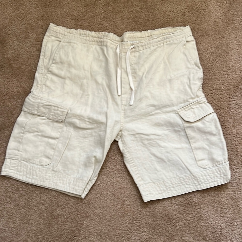 Islander Importer 100% linen cargo short